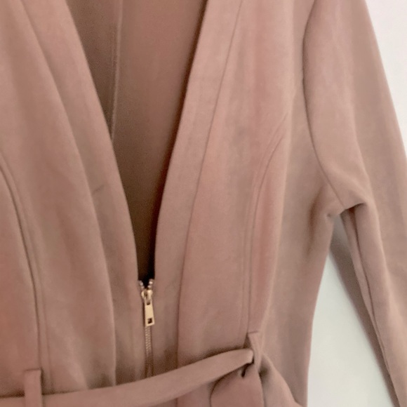 Suede Winter Dress Jacket - Picture 5 of 6